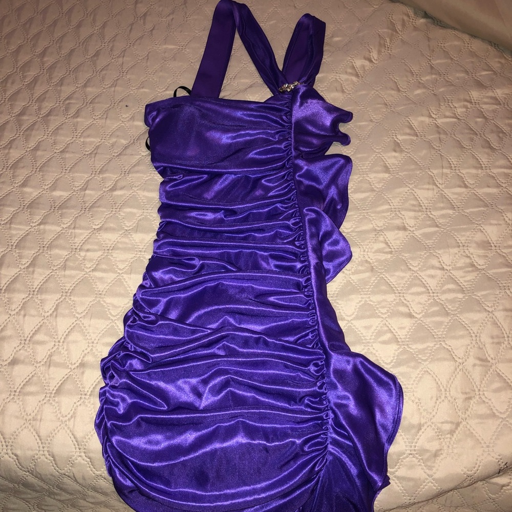 Morgan & Co Junior's Purple Dress